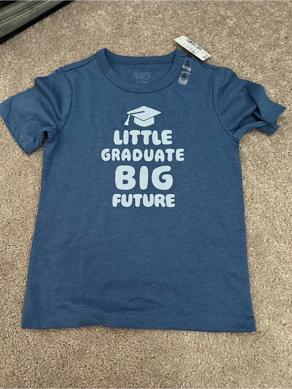 The Children's Place Blue 'Little Graduate Big Future' Short Sleeve Tee